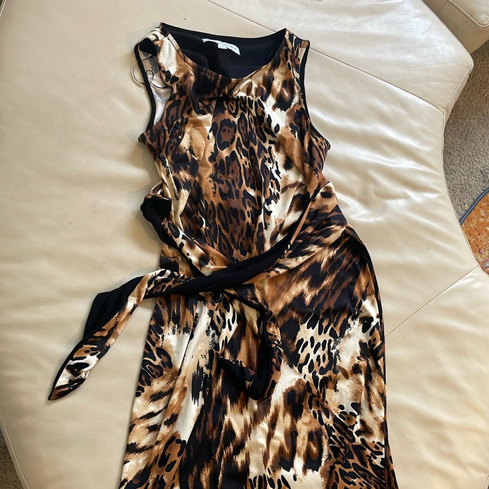 Cheetah print dress